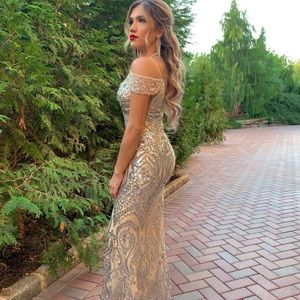 Silver Jovani dress